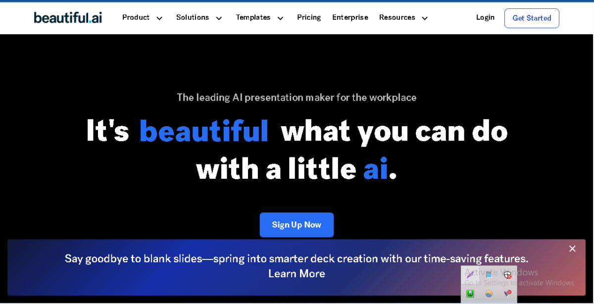 موقع Beautiful.ai