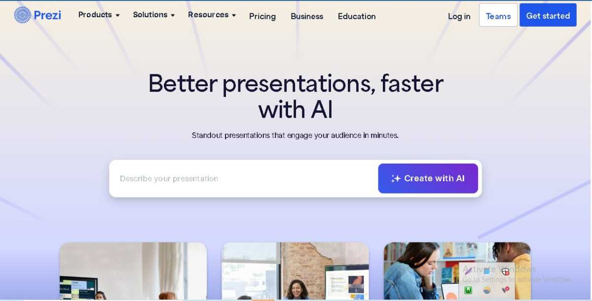 موقع Prezi