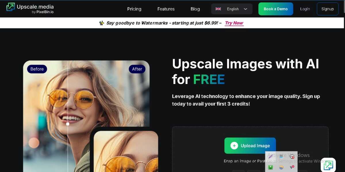 موقع Upscale.media