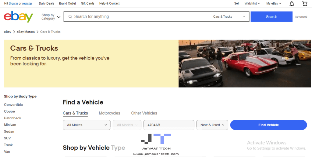 موقع Ebay Motors